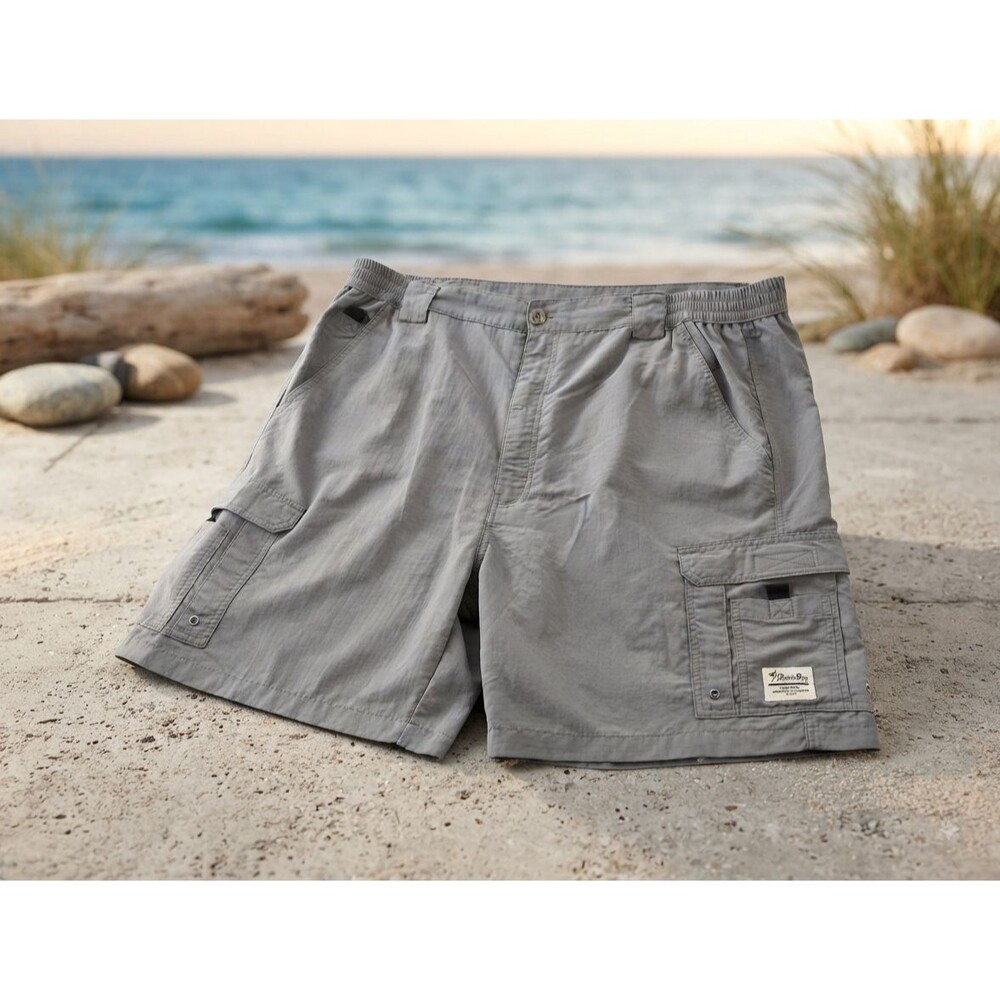 Bimini Bay Outfitters Boca Grande Cargo Shorts 44 Nylon Outdoor Fishing Hiking